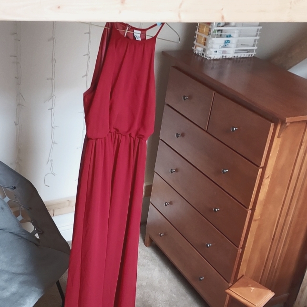Red/Burgundy Bridesmaid dress